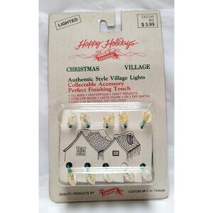 Vintage Leewards Christmas Village Lights Accessory Dept 56 Lemax Compatible NOS